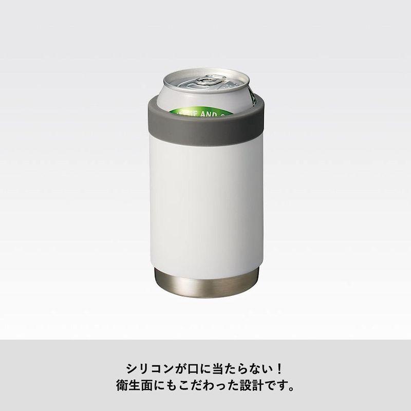 ゴーウェル 保冷缶ホルダー 真空 2層 保冷 直飲み ステンレス サーモ タンブラー マグカップ 兼用 2way おしゃれ マット ネイビー｜hiroes｜04