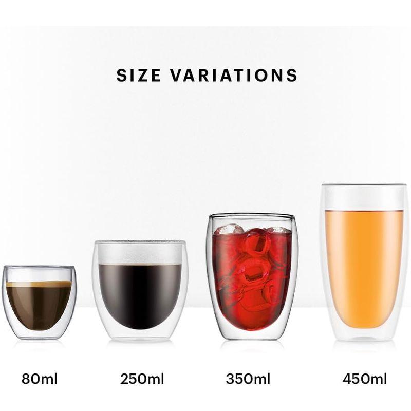 BODUM ボダム PAVINA パビーナ ダブルウォール グラス 350ml 6個 セット 4559-10-12J クリア｜hiroes｜03