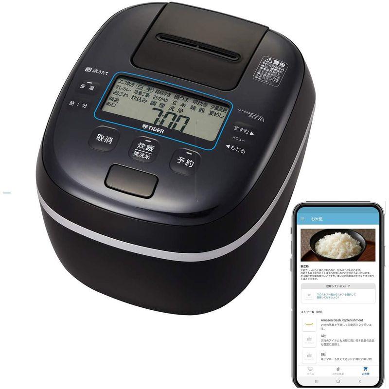 タイガー魔法瓶(TIGER) 炊飯器 IoT機能搭載 2021年 5.5合 圧力IH式 