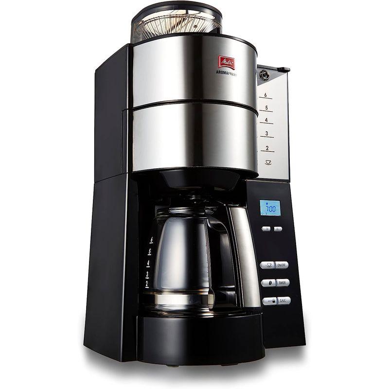 メリタ(Melitta) 全自動フィルターペーパー式 コーヒーメーカー アロマフレッシュ 6杯用 AFG622-1B 750ml ブラック｜hiroes｜03