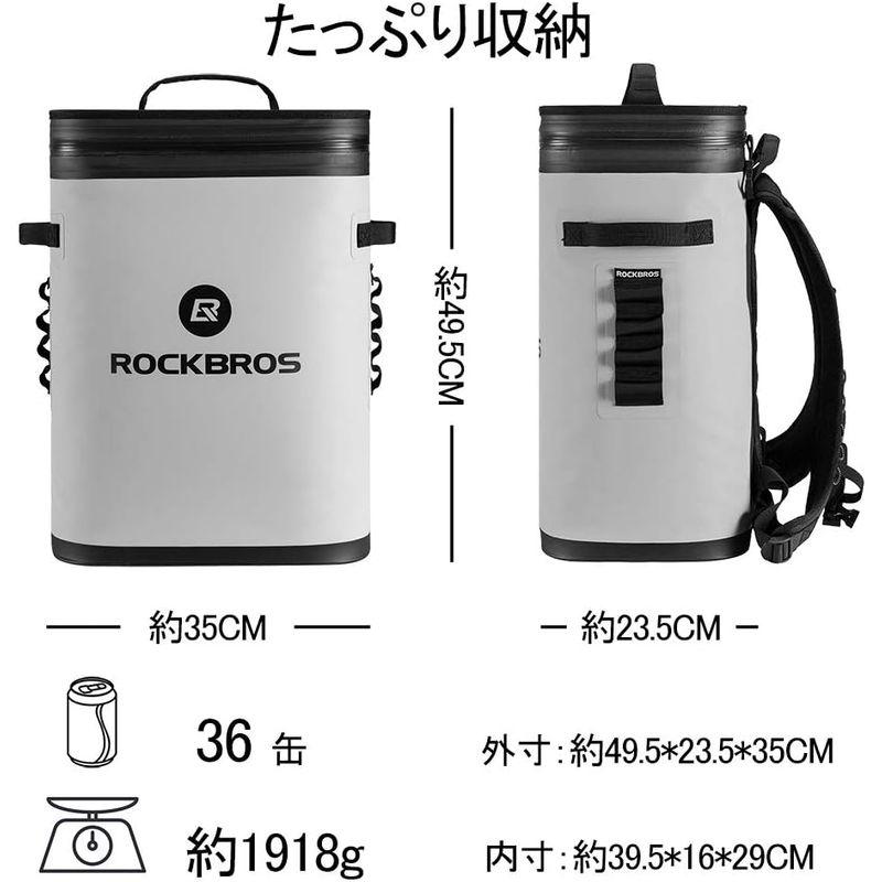 ROCKBROS(ロックブロス)クーラーボックス 保冷バッグ リュック型 ソフトクーラー 高保冷力 大容量 軽量 防水 キャンプ 釣り 花火 釣り 花火 ロックブロス クーラーボックス 保冷バッグ リュック型 ソフトクーラー 高保冷力 大容量 軽量 防水 キャンプ