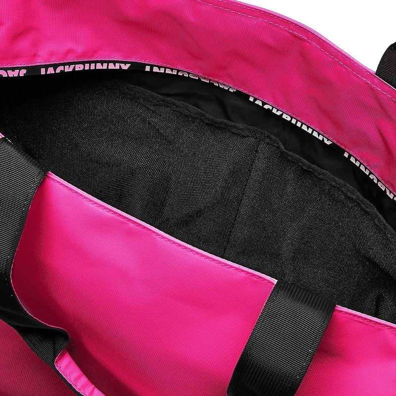 ジャックバニー トートバッグ (ロゴ入りファスナー) / ゴルフ 大容量 / 262-2181314 090_ピンク トートバッグ ロゴ入りファスナー ゴルフ 大容量 090_ピンク