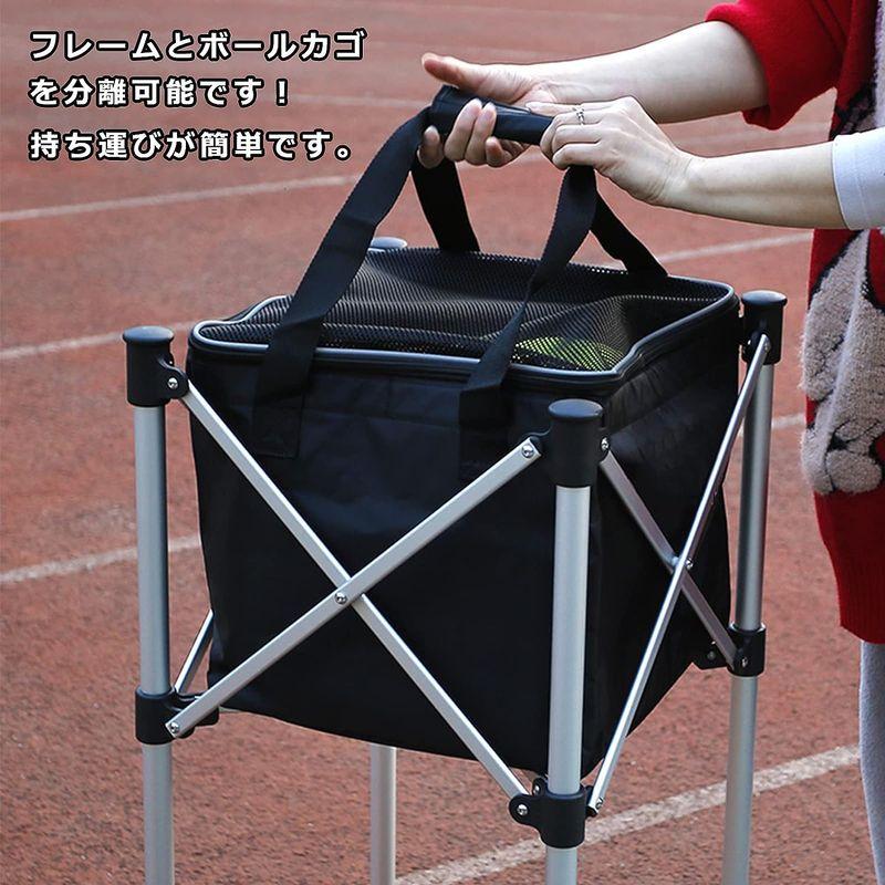 VOODANS テニスボールカート テニスボールカゴ ボール回収 移動式 折り畳み式 約160球収納 テニスボールカート テニスボールカゴ ボール回収 移動式 折り畳み式 約160球収納 5cm