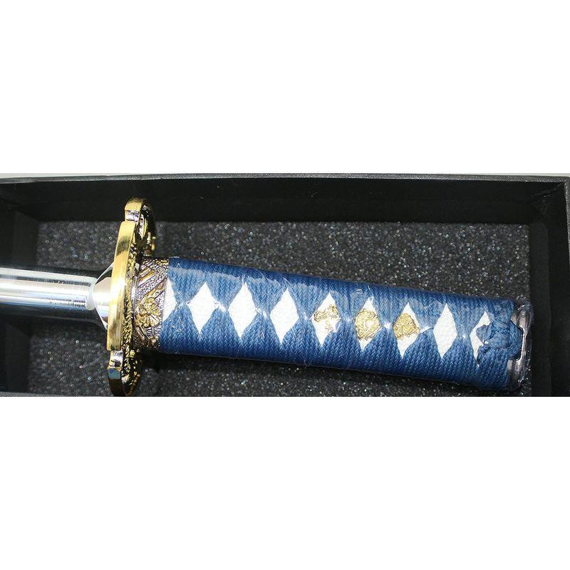 卸売り ジェットイノウエ(JET INOUE) 刀シフトノブ 謙信 ブルー 長さ200mm 口径サイズ12x1.25 562195