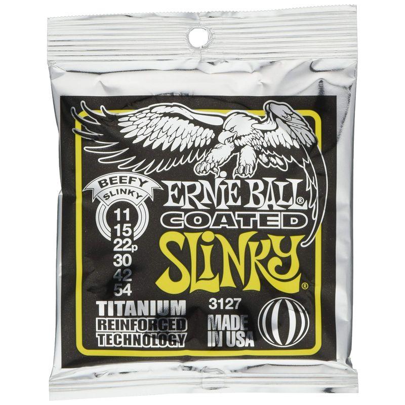 正規品 ERNIE BALL 3127 エレキギター弦 (1154) COATED BEEFY SLINKY コーテッド・ビーフィー・スリ