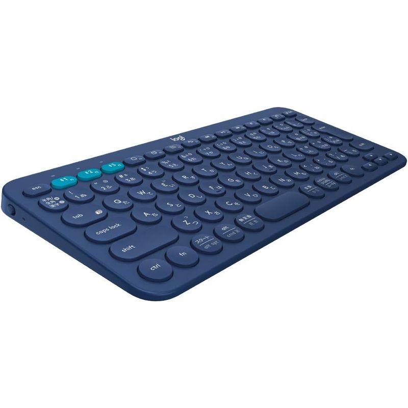 ロジクール ワイヤレスキーボード 無線 キーボード 薄型 小型 K380BL Bluetooth ワイヤレス Windows Mac iOS｜hiroes｜02