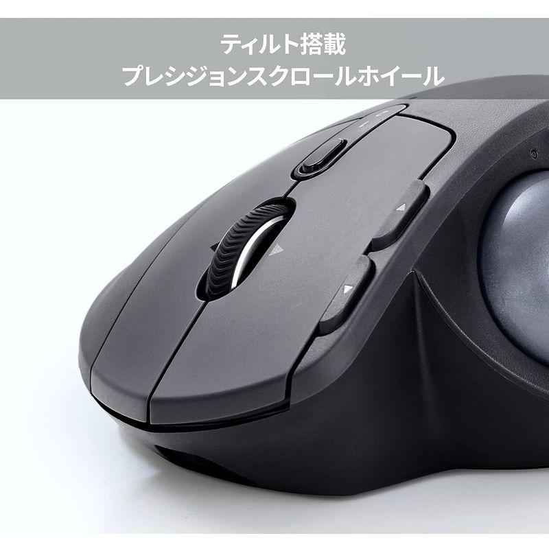 ロジクール ワイヤレスマウス トラックボール 無線 MX ERGO MXTB1s Unifying Bluetooth 8ボタン 高速充電式｜hiroes｜03