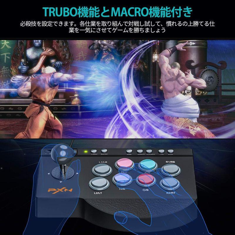 PXN 0082 Arcade Stick PC Street Fighter USB Arcade Stick for PS3/ PS4/ Arcade Stick PC Street Fighter USB for PS3/ PS4/