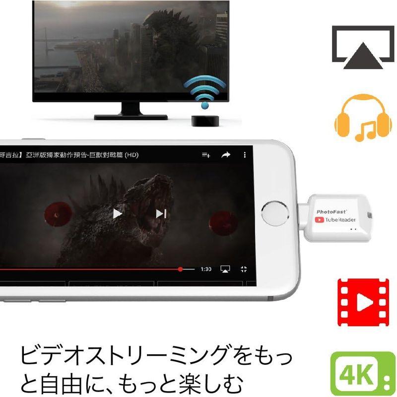 iPhone X対応 YouTube動画を持ち歩く、Apple専用 micro SDカードリーダー TubeReader｜hiroes｜04