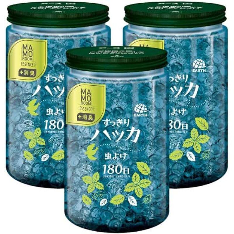 アース製薬(Earth Chemical) マモルームエッセンス 虫よけパール 180日用 すっきりハッカ 500g×3本｜hiroes｜03