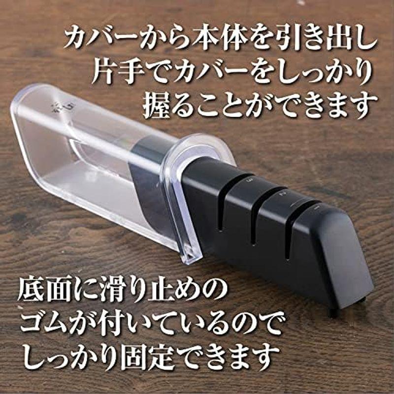 貝印 KAI 関孫六 シャープナー 包丁研ぎ器 ダイヤモンド & セラミック 日本製 AP0308｜hiroes｜06