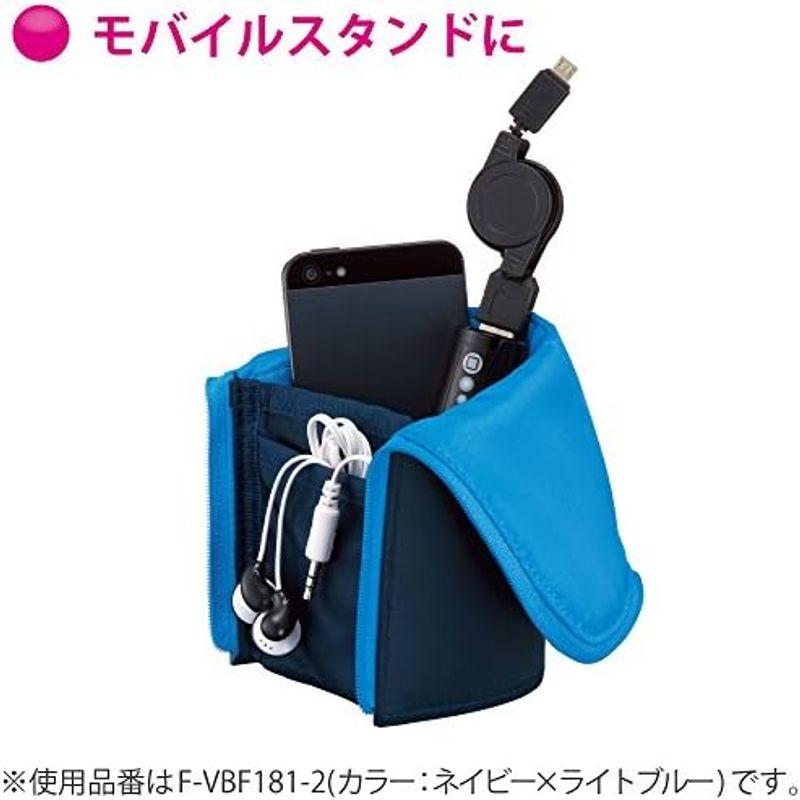 コクヨ ペンケース 筆箱 ペン立て ネオクリッツ ラージサイズ ブラック×ダークグレー F-VBF181-1 本体サイズ:h205xw90x｜hiroes｜12