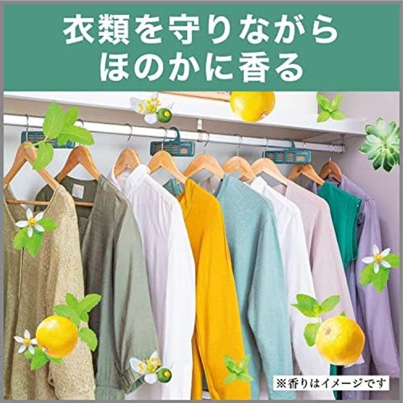 ムシューダ ボタニカル 衣類用 防虫剤 まとめ買い 香り付き 防カビ剤配合 クローゼット用 ペパーミント&ベルガモット 3個入×2個 1年｜hiroes｜16