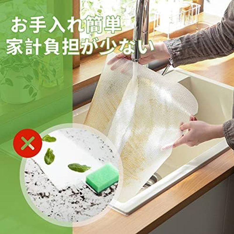 KR KITCHENRAKU 食器棚シート キッチンマット マグネットシート 滑り止めシート 引き出しシート裁断可能 耐熱 接着剤不要 シェ｜hiroes｜17