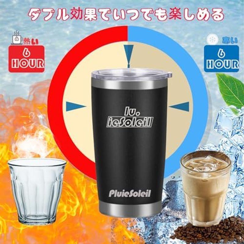 タンブラー 蓋付き サーモス タンブラー コンビニコーヒー タンブラー マグカップ おしゃれ ステンレスタンブラー 600ml ハイキング用｜hiroes｜10