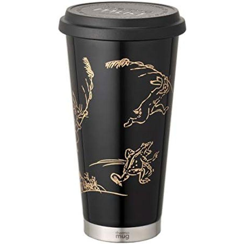 THERMO MUG (サーモマグ) フタ付きステンレスタンブラー 鳥獣戯画(黒) 300ml 漆URUSHI MOBILE TUMBLER｜hiroes｜04