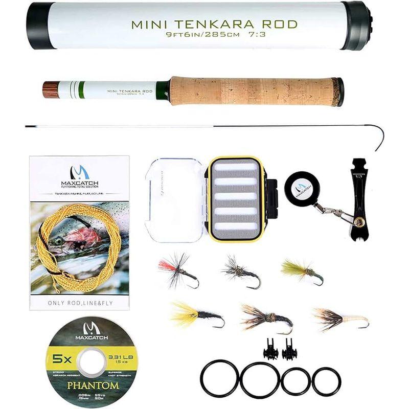 M MAXIMUMCATCH Maxcatch Tenkara rod テンカラロッド 渓流竿 フライフィッシングロッド伸縮 カーボンチュー｜hiroes｜02