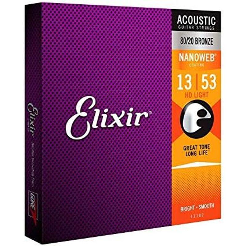 Elixir エリクサー アコースティックギター弦 NANOWEB 80/20ブロンズ Extra Light .010-.047 #110｜hiroes｜13