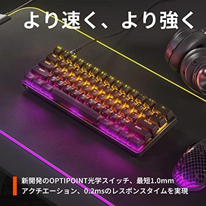 SteelSeries ゲーミングキーボード ミニサイズ Apex 9 Mini JP 有線 日本語配列 レスポンスタイム0.2ms 搭載｜hiroes｜03