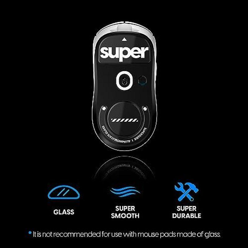 Superglide2 マウスソール for Logicool GPROX Superlight マウスフィート 強化ガラス素材 ラウンドエ｜hiroes｜11