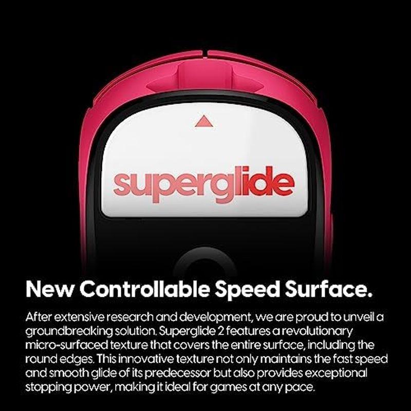 Superglide2 マウスソール for Logicool GPROX Superlight マウスフィート 強化ガラス素材 ラウンドエ｜hiroes｜14