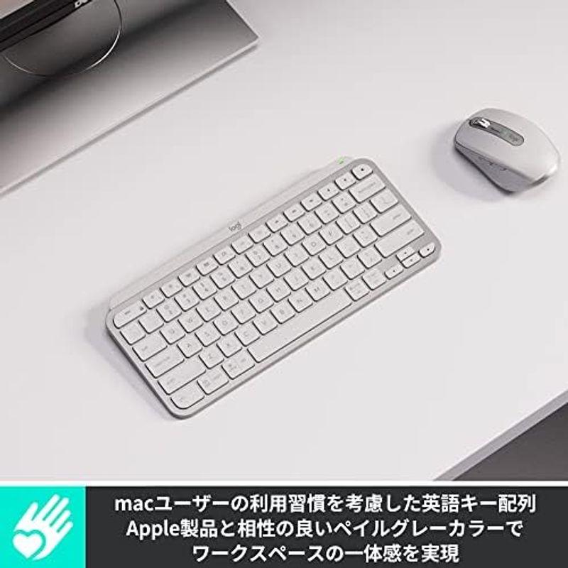 ロジクール MX KEYS mini for mac KX700M 日本語配列 ミニマリスト ワイヤレス イルミネイテッド キーボード ペイ｜hiroes｜16