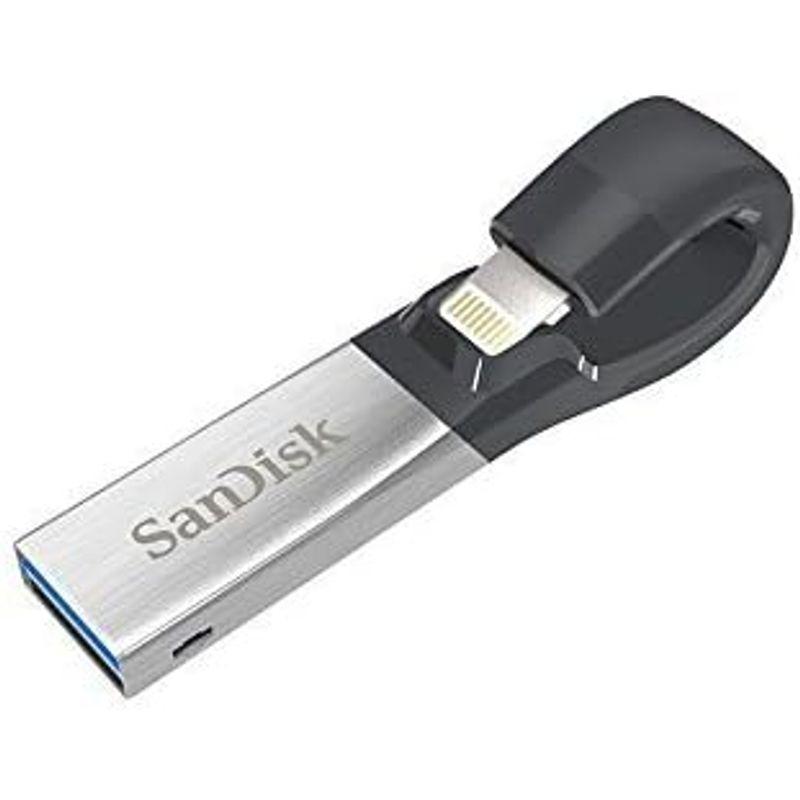 超新作 SanDisk iXpand Flash Drive， 64GB， for iPhone and iPad， Black/Silver (S