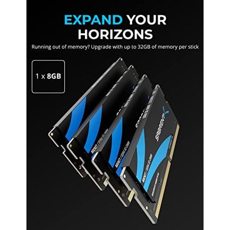 SABRENT ロケット 32GB (2x16GB) DDR4 SO-DIMM 3200MHzメモリモジュール | ノートPC、ウルトラブッ｜hiroes｜19