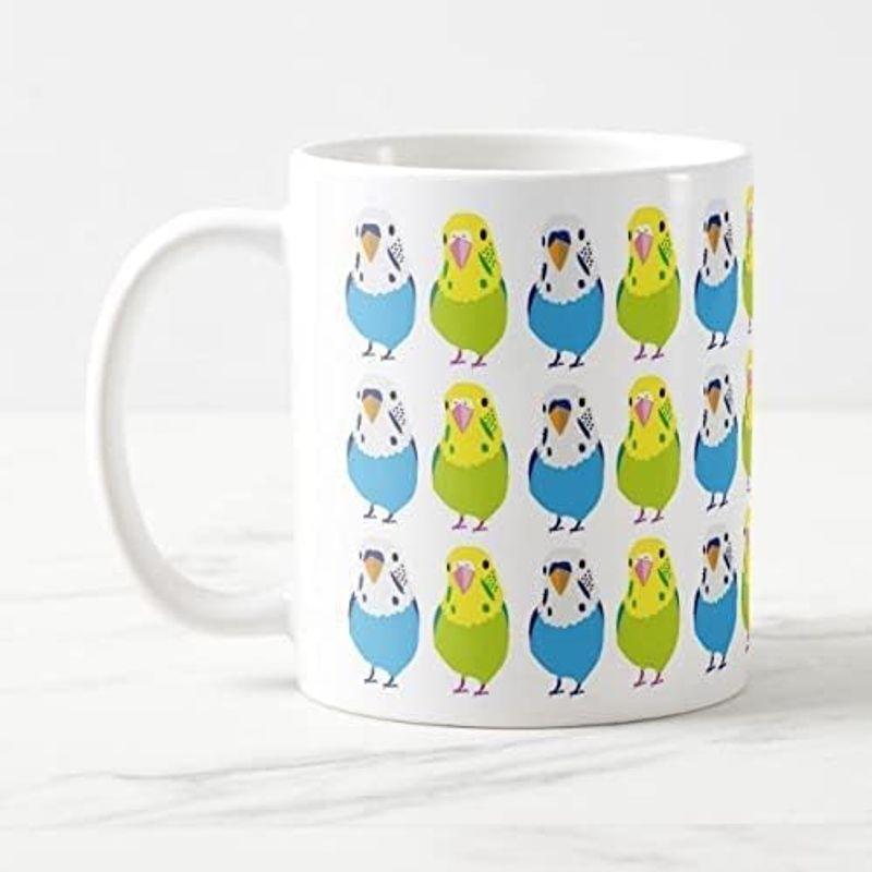 セキセイインコのイラストの湯呑み茶碗：フォトマグ（世界の野鳥シリーズ） (D：湯呑み茶碗)｜hiroes｜11