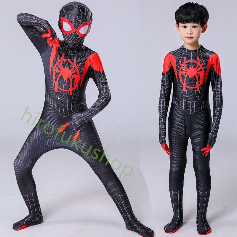 スパイダーマン 子供服 コスプレ 衣装 ハロウィン コスプレ 仮装 子供 男の子 キッズ spiderman 誕生日 クリスマス プレゼント ハロウィーン キッズ プレゼント｜hirofukushop｜13