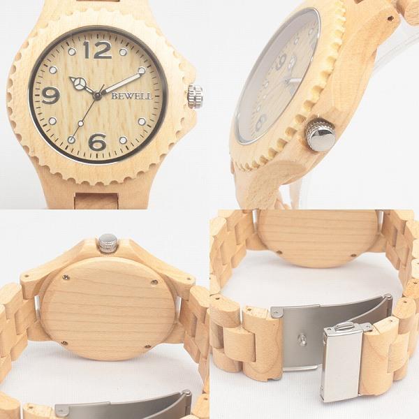 天然素材 木製腕時計 軽い 軽量 WDW002-04 メンズ腕時計｜hiroki-shop49｜02