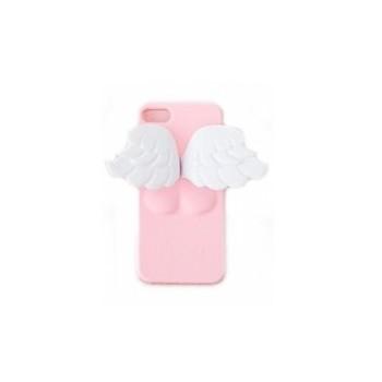 iPhone5S/5 ソフトシリコンケース 天使の羽 Lovely Pink(ピンク) _.｜hiroland