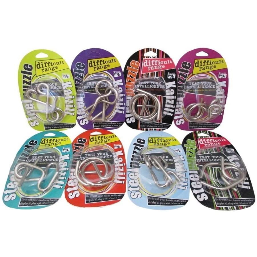 パズル お得セット 知恵の輪 8種セット チャイニーズリング ミステリーリング リングパズル 知育玩具