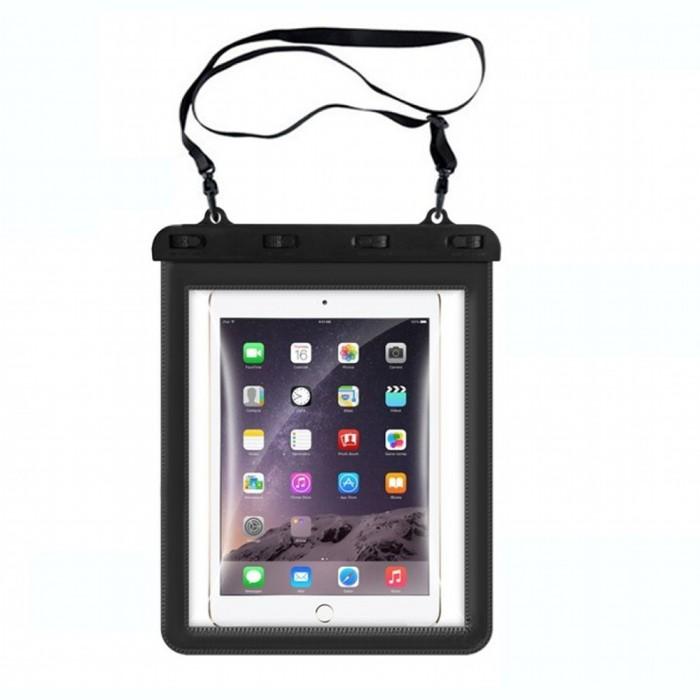 7-10インチ対応 iPad&タブレット 防水ケース ネックストラップ付 7-10インチ対応 iPad&タブレット 防水ケース ネックストラップ付