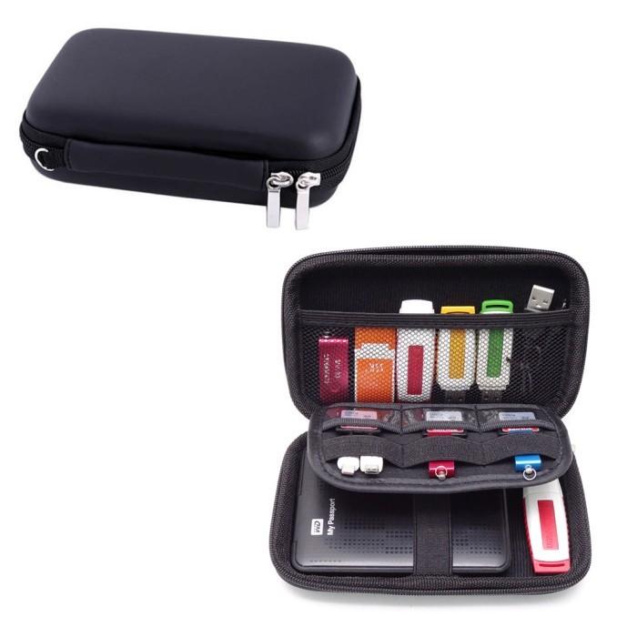 マルチメディア収納バッグ ブラック ガジェットケース ガジェットポーチ Ssd ハードディスク メモリーカード Usbメモリ ケーブル Hiro Land 通販 Yahoo ショッピング