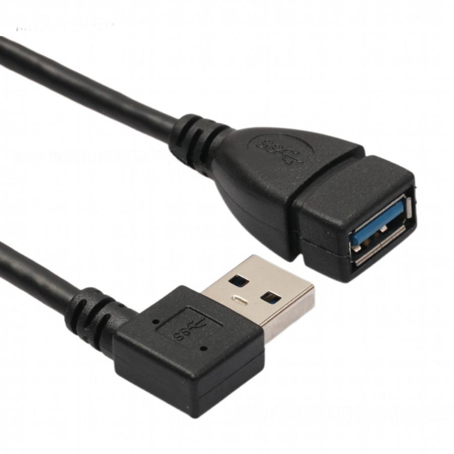 USB3.0 左L型 延長ケーブル 《20cm》 L字型 角度 USBケーブル _ :4589559069301:Hiro land - 通販 -  Yahoo!ショッピング