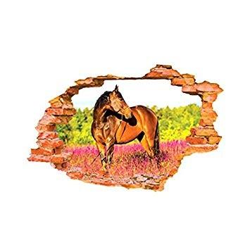 トラベルウォールステッカー Cタイプ 振り向く馬 壁紙 シール Mi Aw8001 C Hiro Land 通販 Yahoo ショッピング