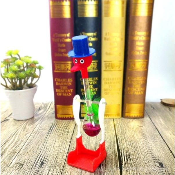 ドリンキングバード 水飲み鳥 《パープル》 平和鳥 ハッピー