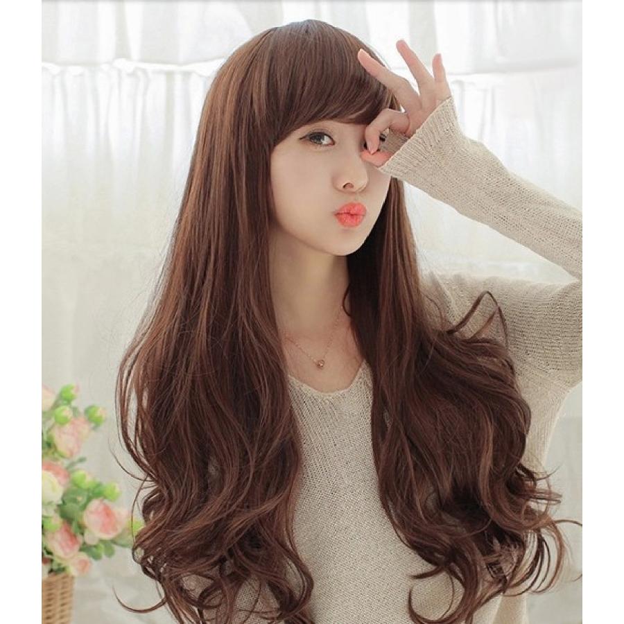 ウィッグ Bタイプ ダークブラウン ロング ボブ ミディアム 黒髪 茶髪 ゆるふわ 巻き髪 ウイッグ Hiro Land 通販 Yahoo ショッピング