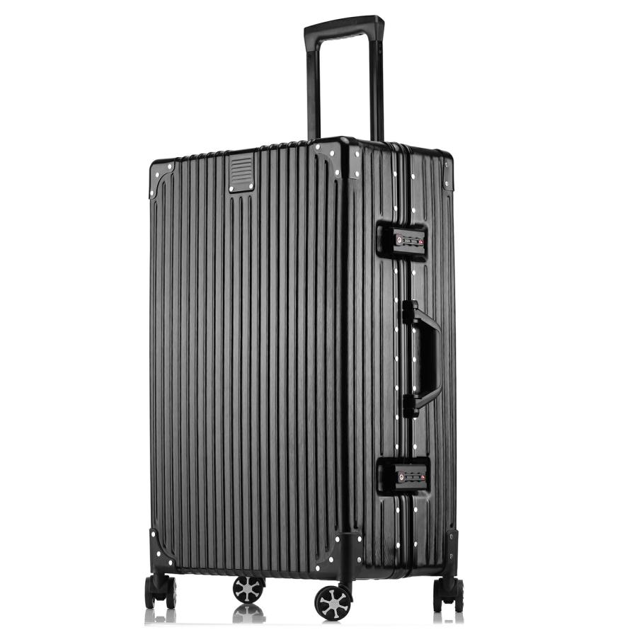 む　 もも アルミスーツケース 17インチ 5色 アルミトランク トランク 小型 旅行