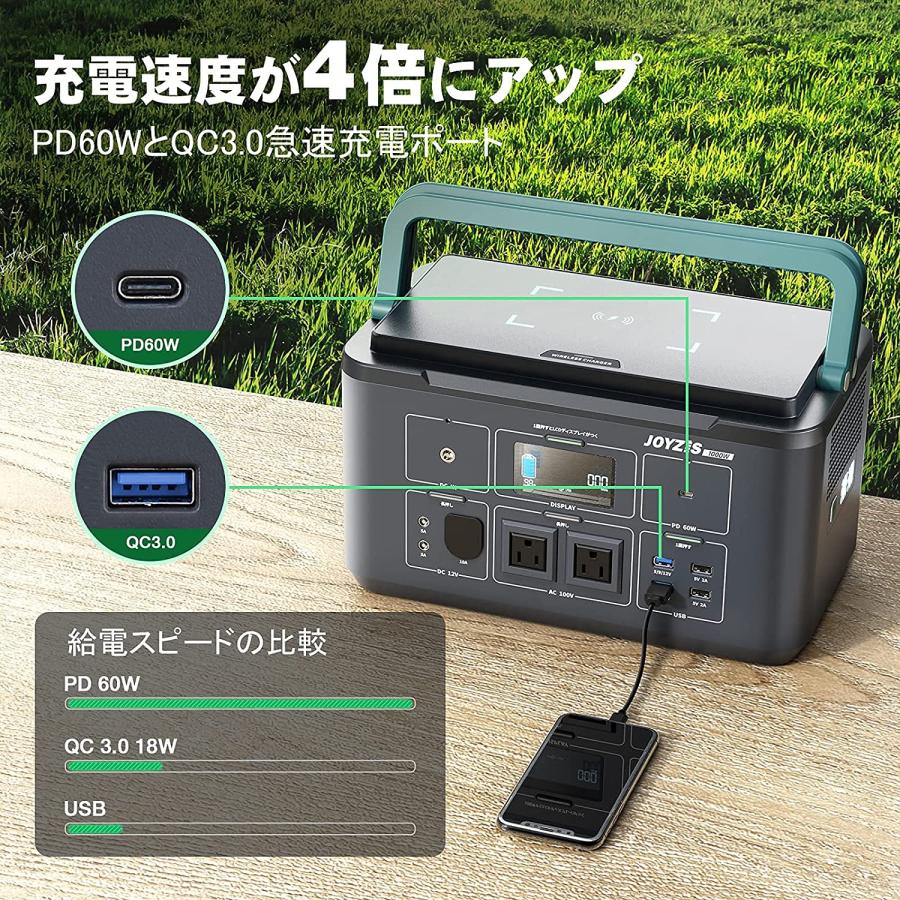 JOYZIS ポータブル電源 270000mAh/1000Wh 予備電源 AC出力1000W JOYZIS ポータブル電源 270000mAh/1000Wh 予備電源 AC出力1000W
