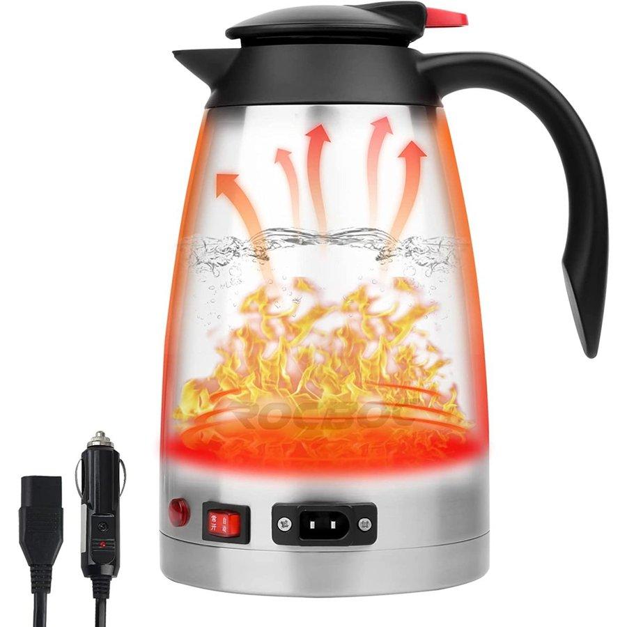 Rocboc 車用電気ポット Dc12v 24v兼用 車載電気ケトル 循環加熱 車用ポット 大容量10ml カーポット 車用湯沸かし器 304ステンレス ヒーティング おすすめ Drh Tokyohiromi Yahoo Shop 通販 Yahoo ショッピング