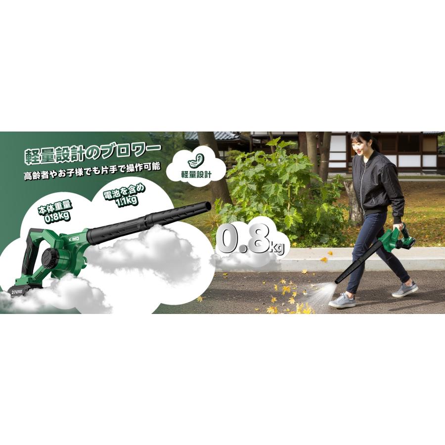 ウーロン＆ブルマ　プロモ4枚セット KIMO ブロワー 強力 ブロアー 充電式 エアダスター 延長チューブ付き