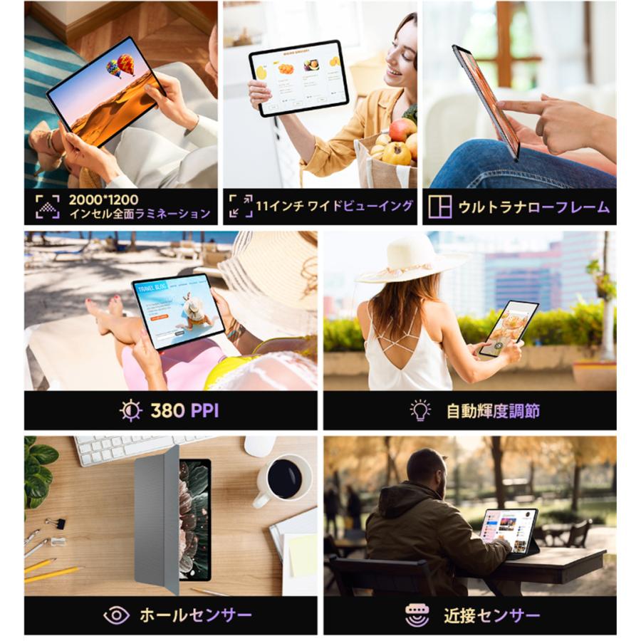 Npad X1 タブレット 11インチ 端末 Widevine L1 顔認識  8コアCPU ディスプレイ 4G LTE / Wi-Fiモデル アンドロイド 本体（保護フィルム、保護ケース）付属｜hiromi-shop｜03