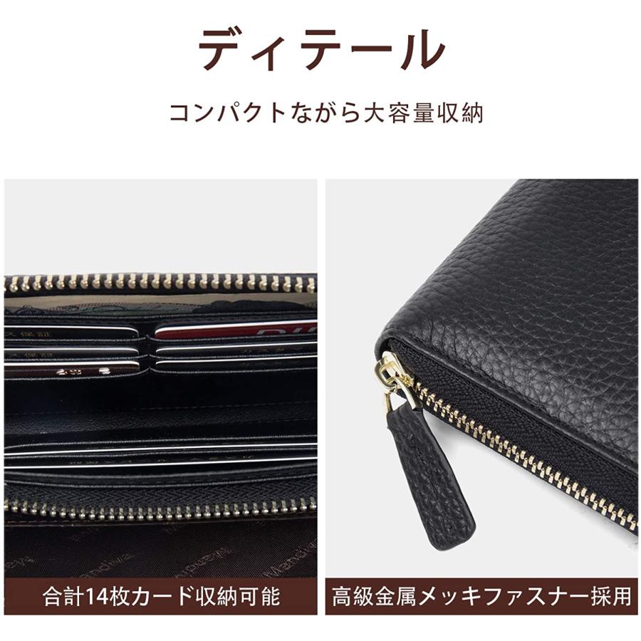 財布 長財布 本革 セパレート型 小銭入れ ラウンドファスナー 財布 長財布 本革 セパレート型 小銭入れ ラウンドファスナー