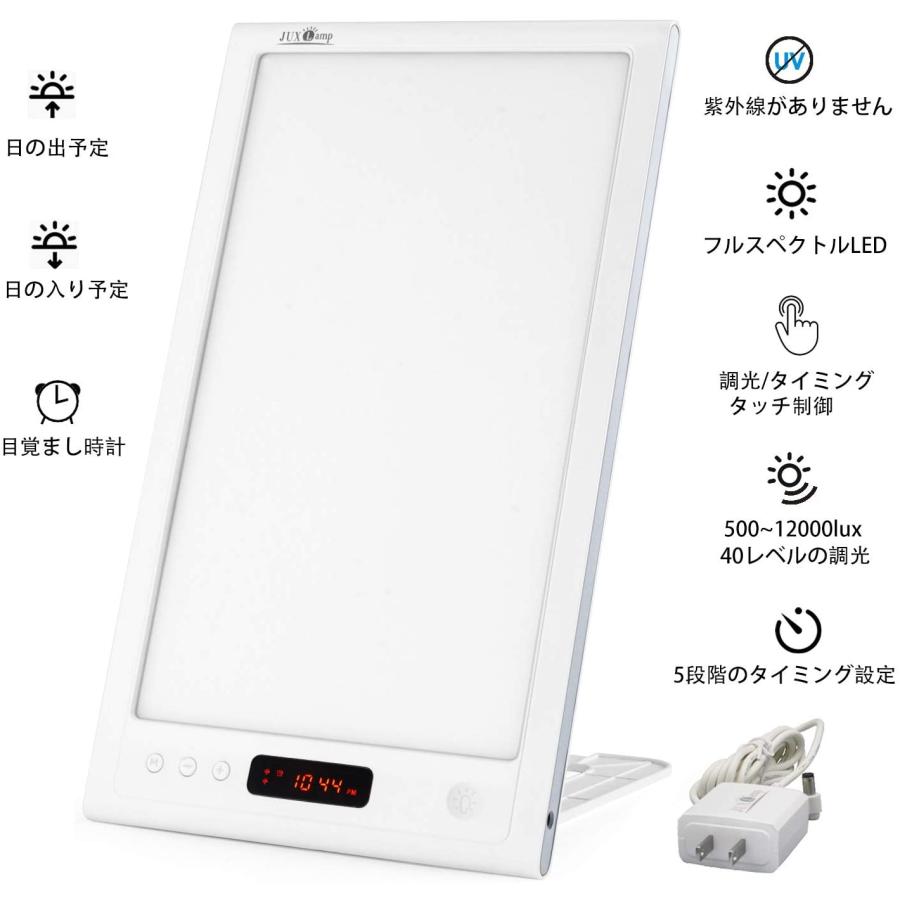 SAD Lamp ランプ セラピー 光 目覚まし ライト フルスペクトル 太陽光