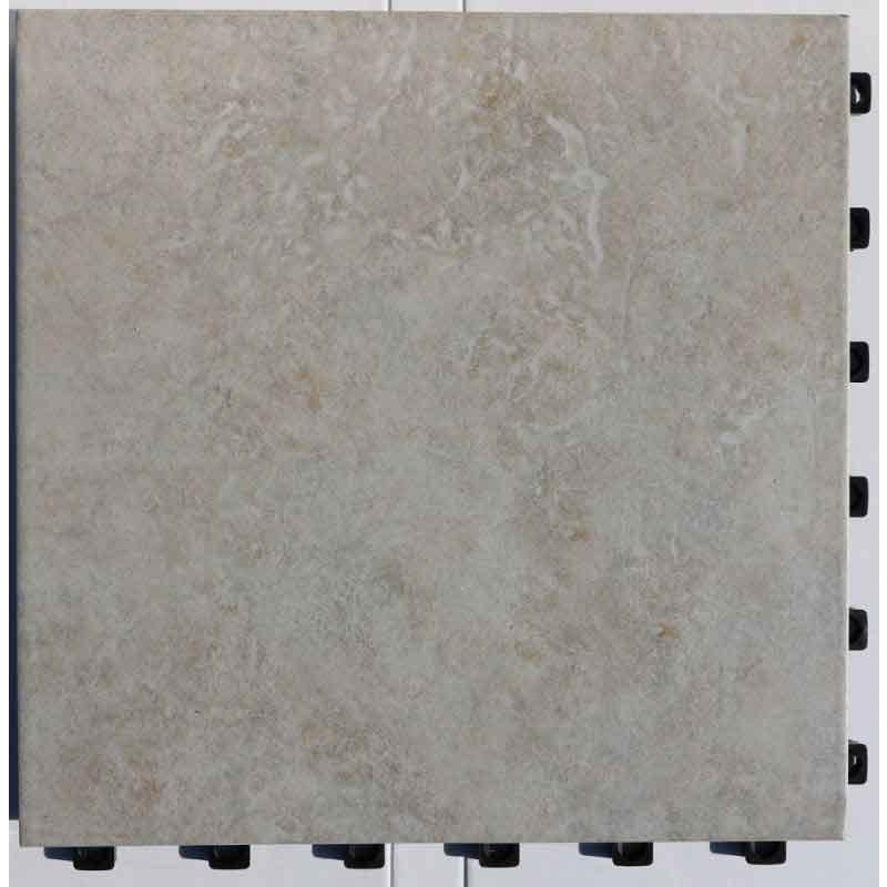 デッキ付きジョイントタイル 300角シェベル グレー 50枚程