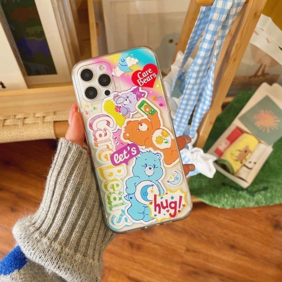 care bears ケアベア スマホケース 癒される iPhoneケース シリコンケース カバー 落下防止 かわいい キャラクター グッズ プレゼント おしゃれ ins｜hiromori2-shop｜05