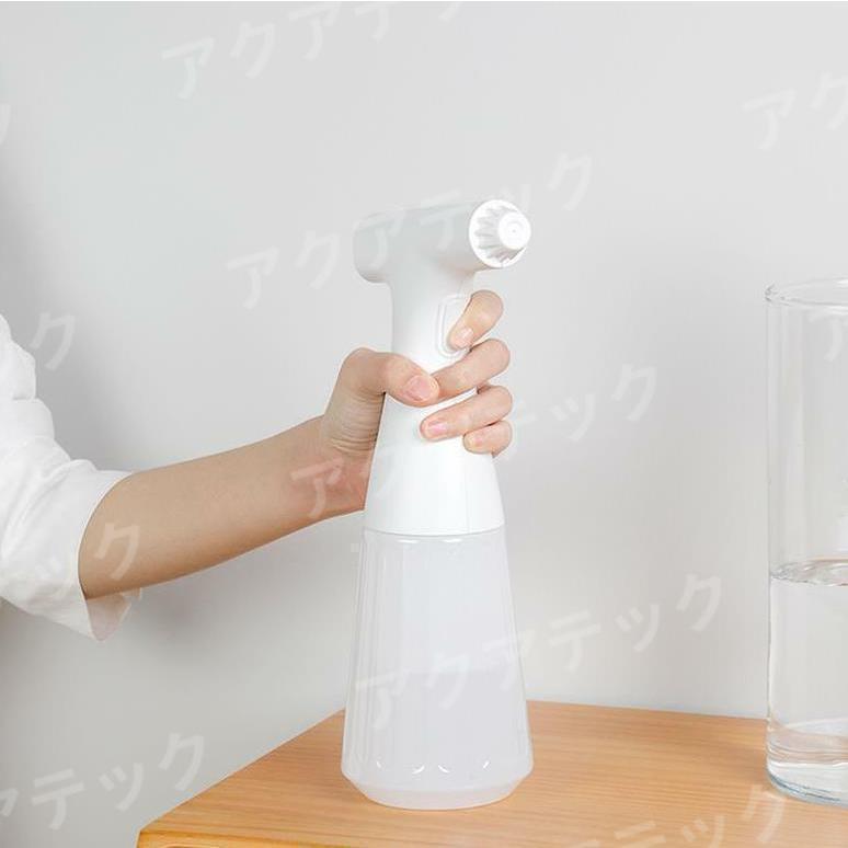 スプレーボトル 電動 オートスプレー 噴霧 ミストスプレー 500ml 霧吹き アルコール 掃除 自動 観葉植物 大容量 ガーデン ガーデニング用品 屋外用 室内用｜hiromori｜02