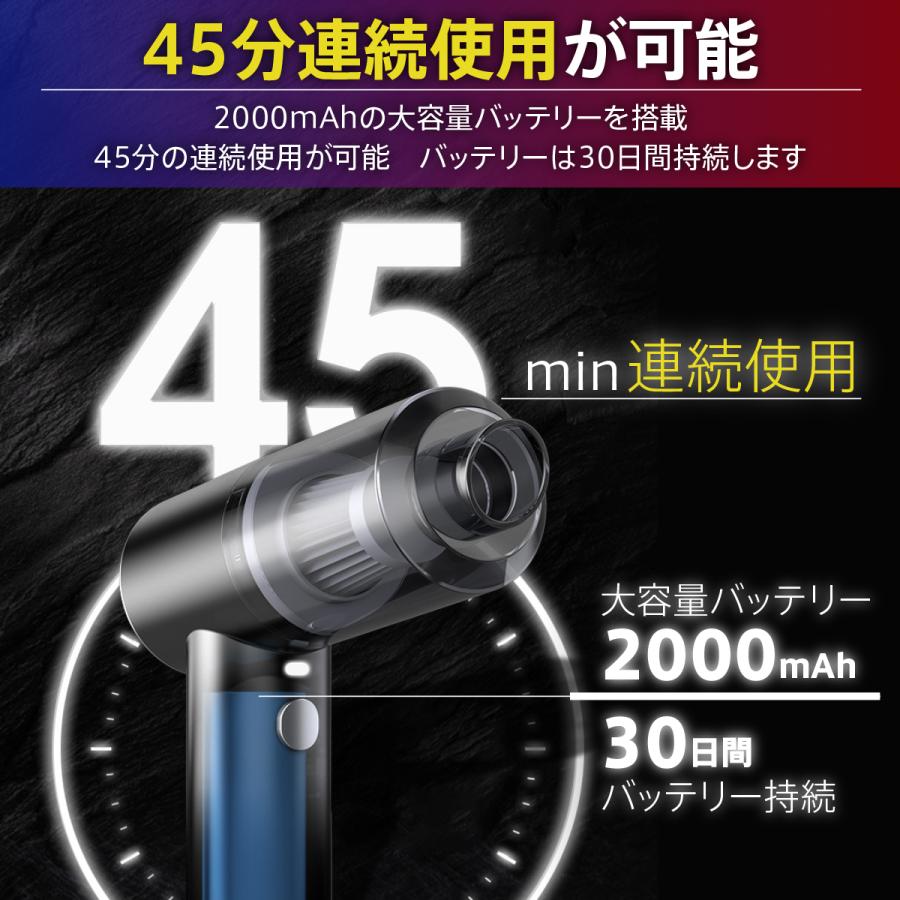 ハンディクリーナー コードレス 充電式 小型 車 掃除 強力 USB 掃除機